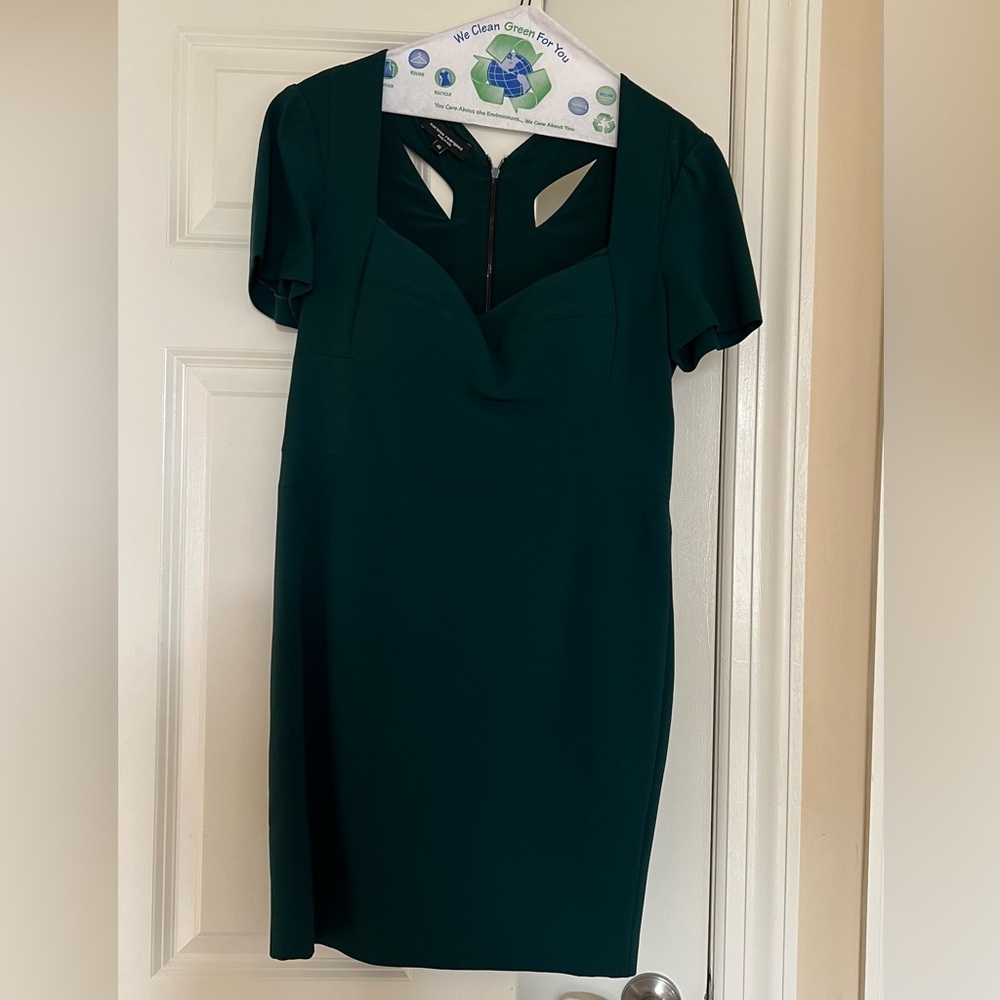 Narciso Rodriguez Forest Green Dress